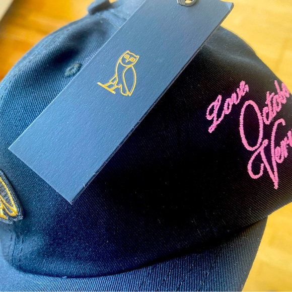 DRAKE’S OVO With LOVE HAT MENS BLACK SPORTS CAP - Picture 1 of 5